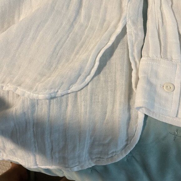 MICHAEL STARS Leo‎ gauze Button Shirt Size Small - Picture 3 of 6